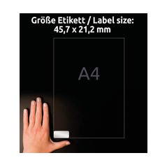 Avery Heavy Duty Labels Silver